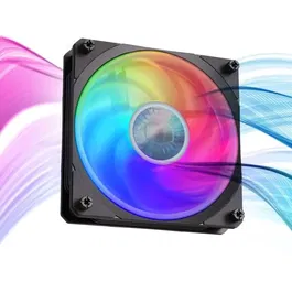 Cooler Master MasterLiquid PL240 Flux - Refroidissement liquide pour CPU - Radiateur 240 mm - 2 ventilateurs 120 mm PWM - RGB - Compatible Intel et AMD