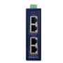 Planet IPOE-260 Injecteur PoE+ Industriel 2 Ports Gigabit 10/100/1000T 802.3at avec Boost 12V