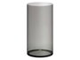 Giftdecor Vase Aparenza Cylindrique en Acrylique Noir 15x30 cm (Set de 12)