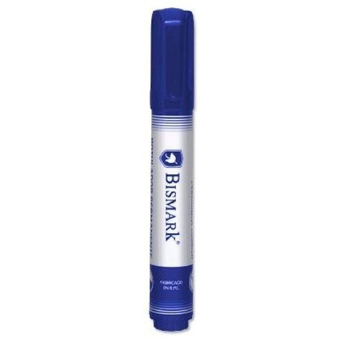 Bismark Marqueur permanent Bleu 1,5 mm (12 Unités) Bismark Marqueur permanent Bleu 1,5 mm (12 Unités)