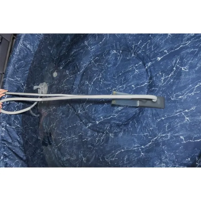 Bestway Aspirateur pour spa Airjet et Airjetplus - Tuyau 2,2m, manche 1,5m avec brosse et sac réutilisable pour nettoyage efficace