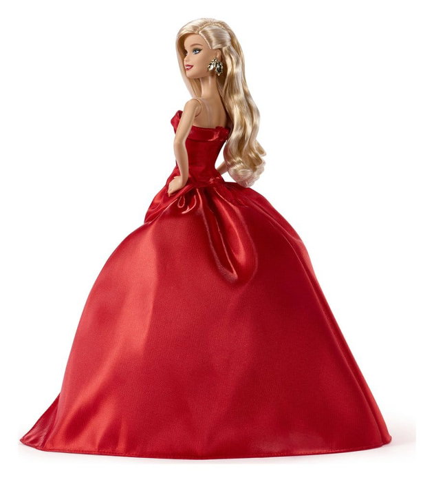 Barbie Signature Holiday 2026 Poupée Blonde en Tenue Rouge Festive