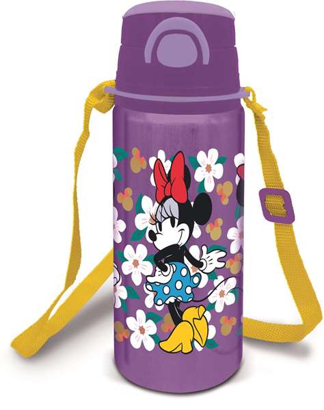 Stor Botella de aluminio avec sangle Minnie Sunshine 730 ml, bouteille isotherme pour enfant à partir de 3 ans Stor Botella de aluminio avec sangle Minnie Sunshine 730 ml, bouteille isotherme pour enfant à partir de 3 ans