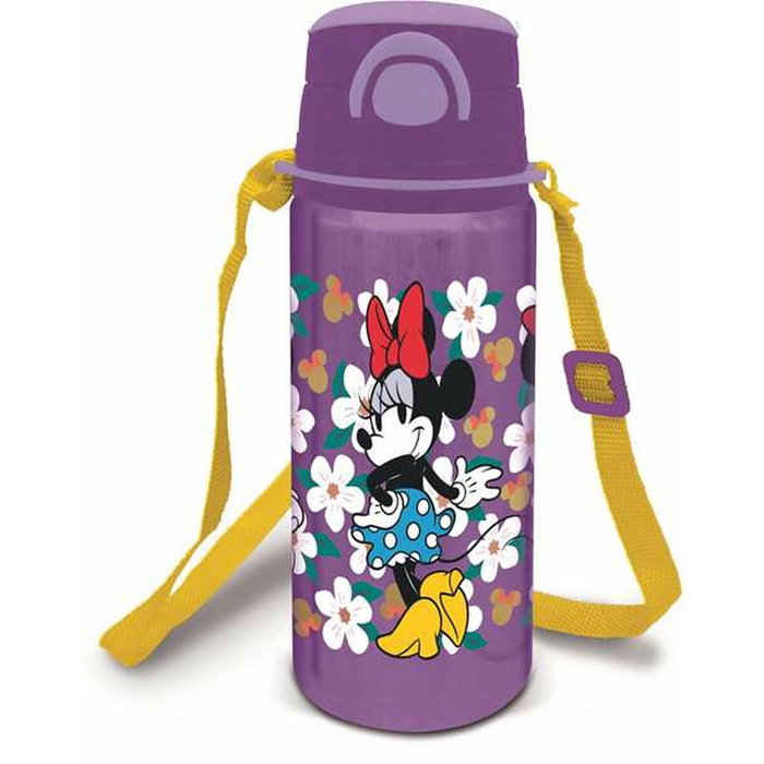 Stor Bouteille d'eau Minnie Mouse Minnie Sunshine en aluminium, 730 ml, Violet