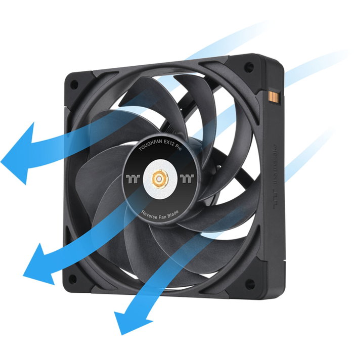 Thermaltake TOUGHFAN EX12 Pro Cooling Fan Swappable Edit 3 (Pack de 3) - Noir Thermaltake TOUGHFAN EX12 Pro Cooling Fan Swappable Edit 3 (Pack de 3) - Noir