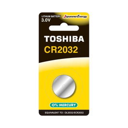 TOSHIBA Pile bouton au lithium CR2032, 1 unité