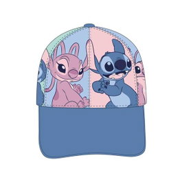 Cerdá Casquette Visière Courbe Stitch pour Enfant Taille 53 cm Bleu