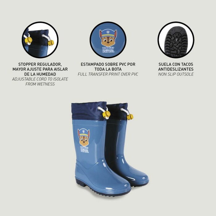 Bottes en Caoutchouc pour Enfants The Paw Patrol Bleu (22-28)