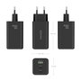 Chargeur mural Aisens GAN Noir 100 W