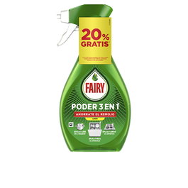 Fairy Aérosol No Soak Power Détachant 3 en 1 Citron - Élimine graisses tenaces - 500 ml
