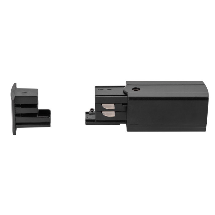 Conector Inicial Carril Trifásico Negro Conector Inicial Carril Trifásico Negro