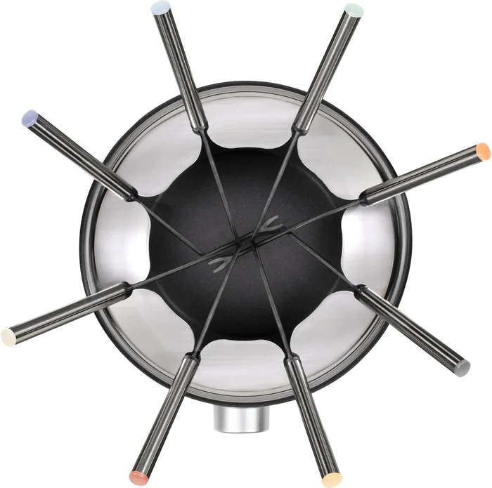 Livoo DOC333 Appareil à fondue électrique - Caquelon amovible 800W - Pour 8 personnes - Thermostat réglable