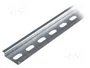 PAWBOL Rail DIN TS35 en acier galvanisé, 1m