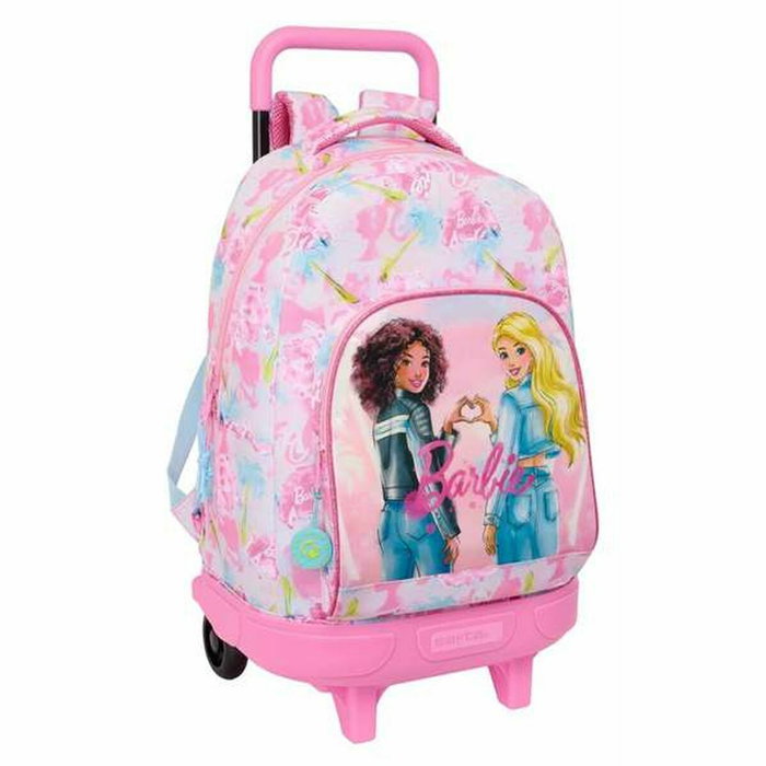 Cartable Barbie Painterly Rose Bleu ciel 33 x 45 x 22 cm Cartable Barbie Painterly Rose Bleu ciel 33 x 45 x 22 cm