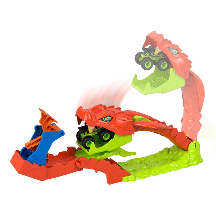 Hot Wheels Monster Trucks Coffret L'Attaque du Serpent avec Bone Shaker Hot Wheels Monster Trucks Coffret L'Attaque du Serpent avec Bone Shaker