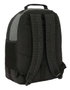 Safta Sac à dos double adapté poussette recyclé Blackfit8 Old School 32 x 42 x 15 cm - Noir