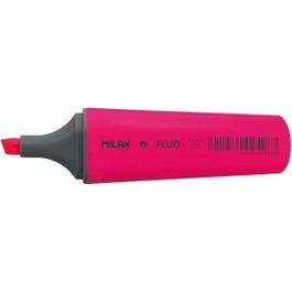 Milán Marqueurs fluorescents jaune fluo translucide, 12 unités avec présentoir