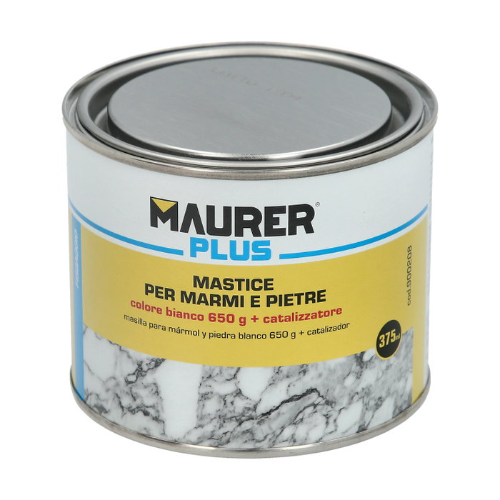 MAURER Masilla pour marbre blanche avec catalyseur 500ml