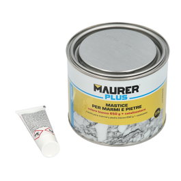 MAURER Masilla pour marbre blanche avec catalyseur 500ml