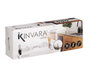 Kinvara Support d'Évier Double Couverts Métal 44x11x16 cm Argent et Noir (Set de 4)