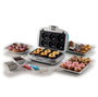 Ariete 1972/01 Sandwichera 3 en 1 Multifonction pour Sandwichs, Donuts et Cupcakes - Rétro, Facile d'Utilisation, Design Bleu