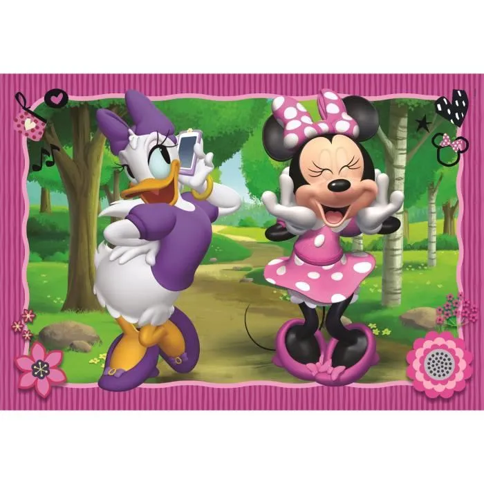 Clementoni - Puzzle Maxi 24 Pièces avec Minnie - 62 x 42 cm - Pour Enfants dès 3 Ans - Développe l'Imagination et la Motricité Clementoni - Puzzle Maxi 24 Pièces avec Minnie - 62 x 42 cm - Pour Enfants dès 3 Ans - Développe l'Imagination et la Motricité