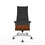 Piqueras y Crespo Chaise de Bureau Albacete Marron et Noir