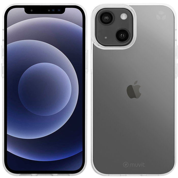 Muvit Recycletek Coque pour Apple iPhone 13, Protection Recyclée, 100% Recyclable Muvit Recycletek Coque pour Apple iPhone 13, Protection Recyclée, 100% Recyclable