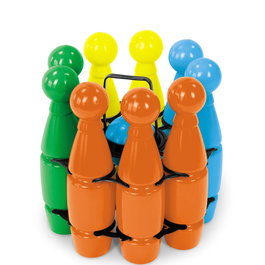 Unice - Jeu de quilles avec 9 quilles et 2 boules pour enfants - Jouet dès 3 ans - Réf 28551
