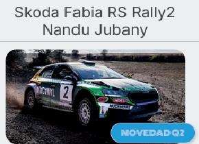 Scalextric Skoda Fabia RS Rally2 Nandu Jubany