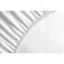 Home Linge Passion Drap Housse HP71760 90 x 190 cm + 30 cm Bonnet Microfibre 82 g Blanc