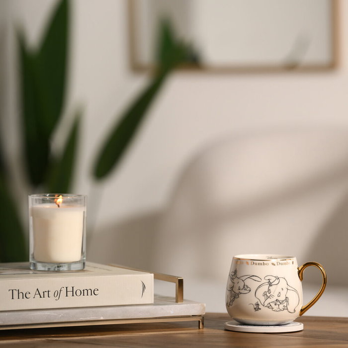 WIDDOP & CO Tasse Disney Dumbo en porcelaine avec détails dorés et illustrations esquisées