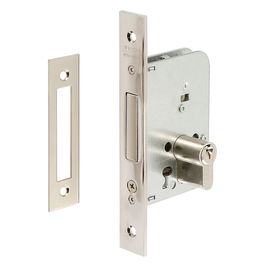 Tesa Serrure encastrable 2031/40/Hn Ent-40mm, C/Recto, Niquelée