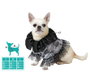 Atosa Déguisement pour Animal de Compagnie Clown Halloween Gris Taille L
