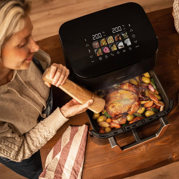 Cecotec Cecofry&Grill Smokin' 11000 Friteuse à Air 11L Noir Cecotec Cecofry&Grill Smokin' 11000 Friteuse à Air 11L Noir