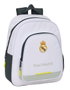 Safta Mochila infantil adaptateur pour poussette Real Madrid equipacion 25/26 28 x 34 x 10 cm, Sac à dos enfant - 3 ans minimum