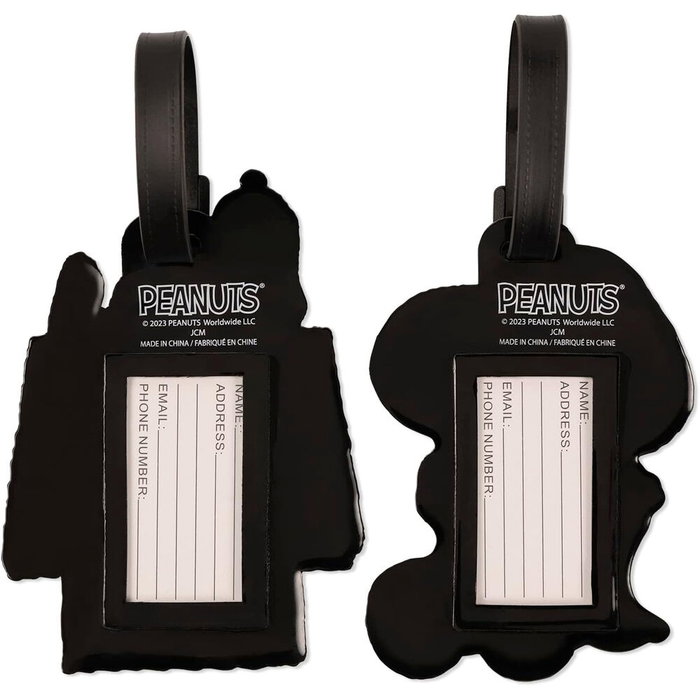 PEERS HARDY Set de 2 Étiquettes de Bagage Snoopy Peanuts PEERS HARDY Set de 2 Étiquettes de Bagage Snoopy Peanuts