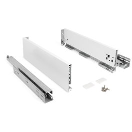 HERRAJES ALK Tiroir QUBE SMOVE blanc, 450 mm, H120