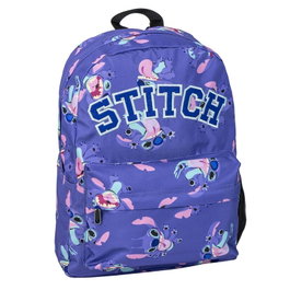 Cerdá Sac à dos scolaire Stitch 32 x 12 x 42 cm pour enfants 8-14 ans - Couleur violette