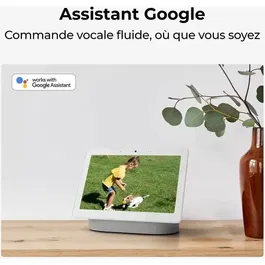 Reolink E340 Caméra de Sécurité Intérieure Blanc - 5MP, Zoom Optique, Vision Nocturne 12m, Détection Intelligente, Audio Bidirectionnel, Compatible Google Assistant