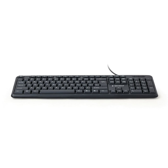 GEMBIRD KB-U-103 Clavier Noir Espagnol Qwerty avec éclairage RGB