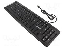 GEMBIRD KB-U-103 Clavier Informatique Noir US Layout
