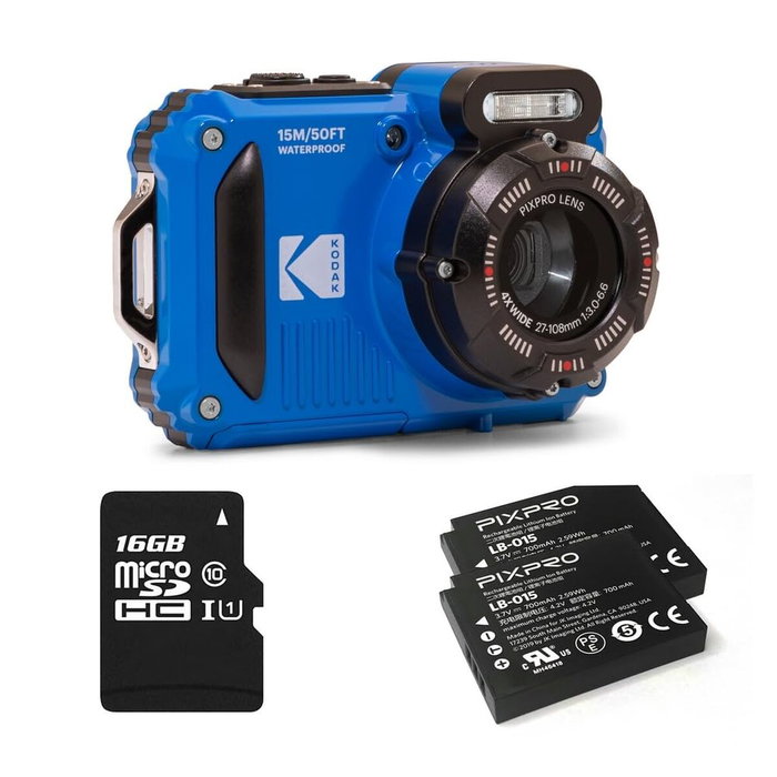 Kodak WPZ2BL6 Appareil Photo Numérique pour Enfants Bleu 16 MP