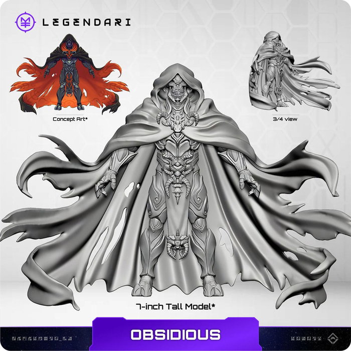 Legendari figurine 1/10 Obsidious 18 cm Legendari figurine 1/10 Obsidious 18 cm