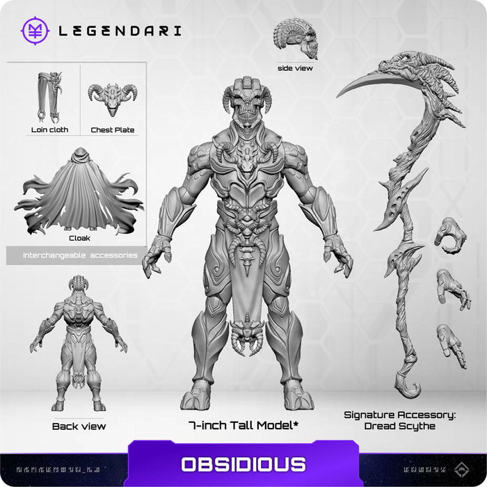 Legendari figurine 1/10 Obsidious 18 cm Legendari figurine 1/10 Obsidious 18 cm