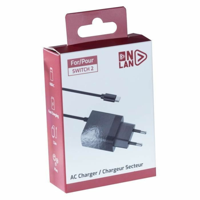 Onlan Chargeur Nintendo Switch 2 Noir Onlan Chargeur Nintendo Switch 2 Noir