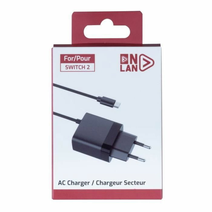 Onlan Chargeur Nintendo Switch 2 Noir Onlan Chargeur Nintendo Switch 2 Noir