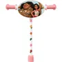 Disney Trottinette enfant 3 roues Vaiana - Modèle ajustable avec plateau antidérapant - Pour enfant à partir de 3 ans (jusqu'à 50 kg)