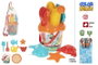 Color Baby - Set de Plage - Seau, Pelle, Râteau et Arrosoir en Filet - 18 cm - Summer Sea - Pour Enfants à partir de 36 mois