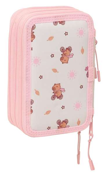 Safta Plumier Triple 37 Pièces pour Crayons - Dimensions : 12,5 x 19,5 x 5,5 cm Safta Plumier Triple 37 Pièces pour Crayons - Dimensions : 12,5 x 19,5 x 5,5 cm
